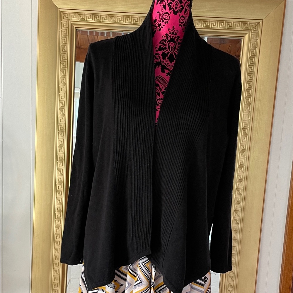 Fever Elegant Black Women's Cardigan